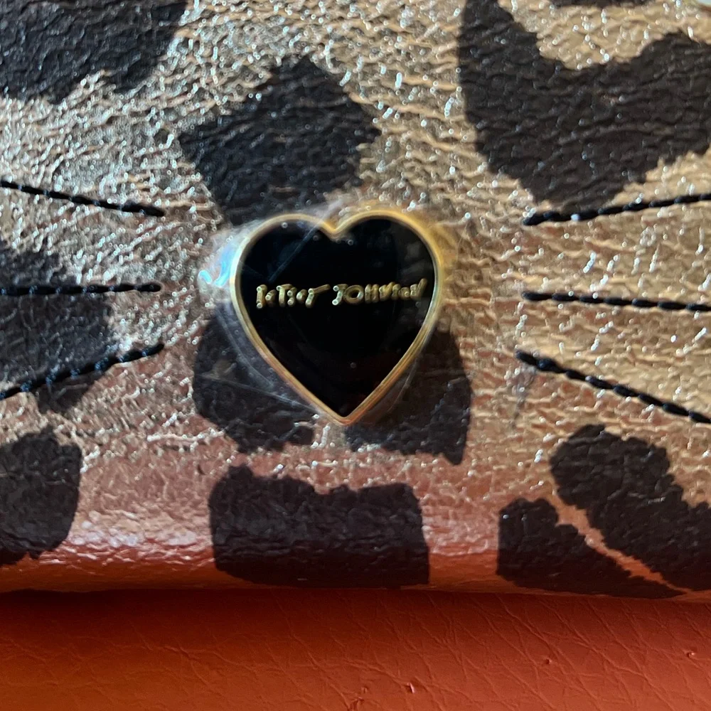 Betsey Johnson cat shoulder wallet purse NWOT - Picture 8 of 9